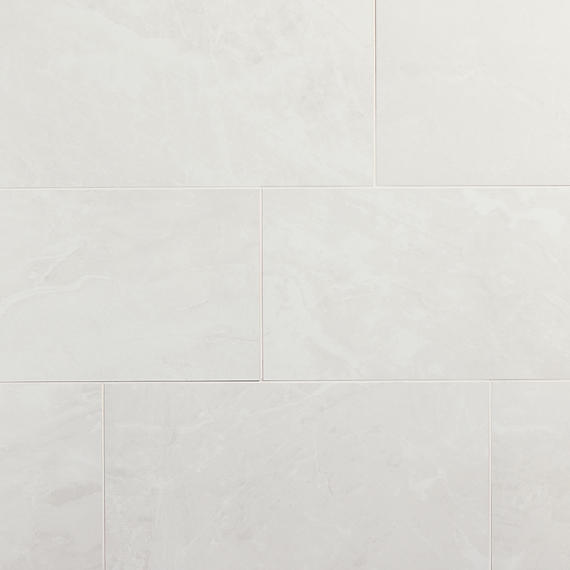12x24 Artsy Light Veining  Natural Marble-Look Matte Smooth Porcelain Tile Light Taupe