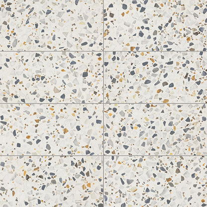 12x24 Curation Fragment Shard  Natural Mixed-Material Look Matte Smooth Porcelain Tile Light White