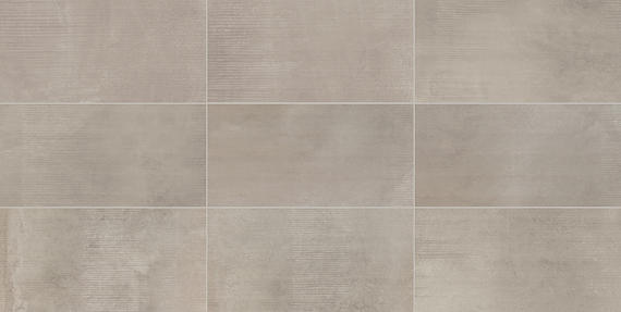 12x24 Illusionist  Natural Concrete-Look Matte Smooth Porcelain Tile Taupe Gray