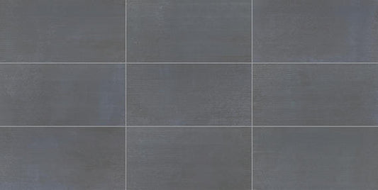 12x24 Illusionist  Natural Concrete-Look Matte Smooth Porcelain Tile Slate Gray