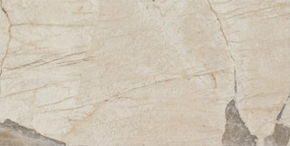 Light Brown - 12x24 Savoir Medium Veining Mosaic Marble-Look Matte Smooth Porcelain Tile