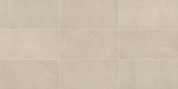 12x24 Modern Oasis  Natural Stone-Look Matte Smooth Porcelain Tile Beige