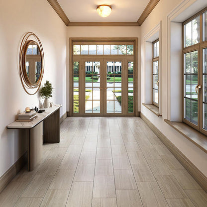 12x24 Avenel  Natural Stone-Look Matte Smooth Porcelain Tile Taupe Gray