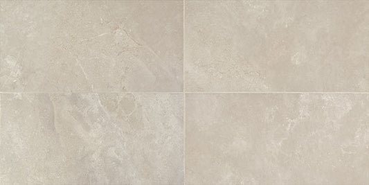 12x24 Affinity  Natural Stone-Look Matte Smooth Porcelain Tile Stone Beige