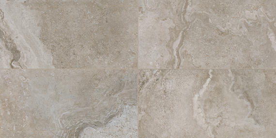 12x24 Archaia  Natural Stone-Look Matte Smooth Porcelain Tile Taupe