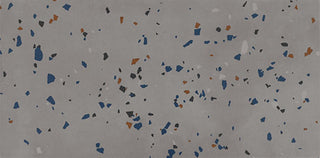 Gray - 12x24 Color Story Floor Speckled Patterned Terrazzo-Look Matte Smooth Porcelain Tile