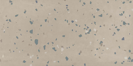 Soft Beige - 12x24 Color Story Floor Speckled Patterned Terrazzo-Look Matte Smooth Porcelain Tile