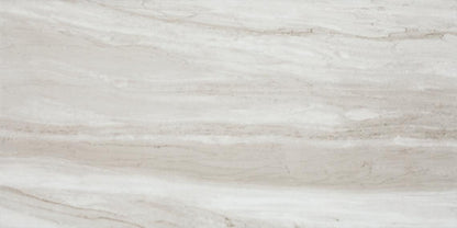 12x24 Platinum  Natural Marble-Look Matte Smooth Porcelain Tile Soft Cream Gray