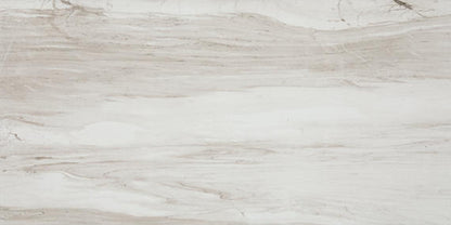12x24 Platinum  Natural Marble-Look Matte Smooth Porcelain Tile Soft Cream Gray