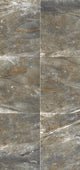 12x24 Danya  Natural Stone-Look Matte Smooth Porcelain Tile Dark Gray