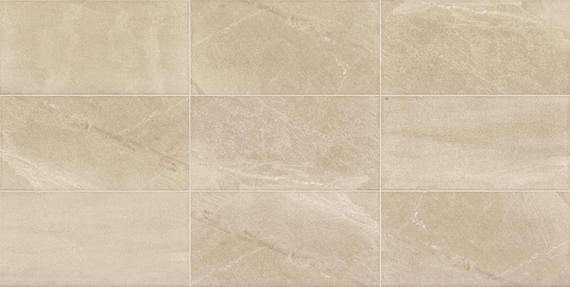 12x24 Merit  Natural Stone-Look Matte Smooth Porcelain Tile Warm Beige