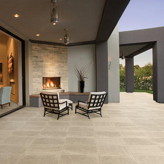 Warm Beige - 12x24 Merit Natural Stone-Look Matte Smooth Porcelain Tile