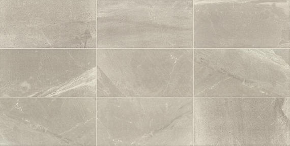 12x24 Merit  Natural Stone-Look Matte Smooth Porcelain Tile Soft Gray