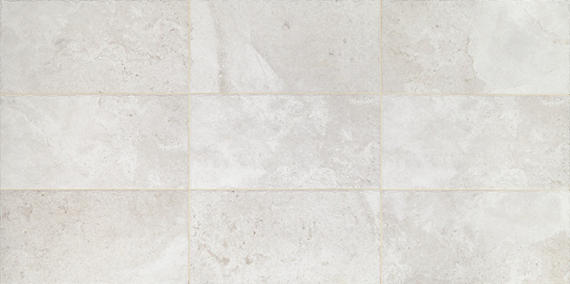 12x24 Rochester  Natural Stone-Look Matte Smooth Porcelain Tile White