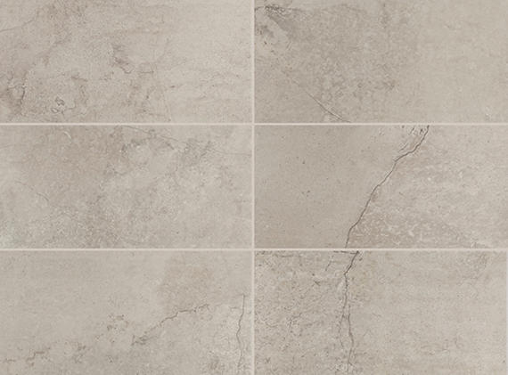 12x24 Stone Theory  Natural Stone-Look Matte Smooth Porcelain Tile Gray