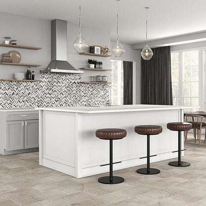 12x24 Stone Theory  Natural Stone-Look Matte Smooth Porcelain Tile Gray