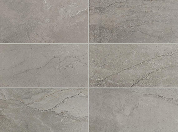 12x24 Stone Theory  Natural Stone-Look Matte Smooth Porcelain Tile Dark Gray