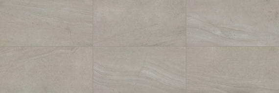 12x24 Wanderwise  Natural Stone-Look Matte Smooth Porcelain Tile Light Gray