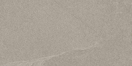 12x24 Calgary  Natural Stone-Look Polished Smooth Porcelain Tile Greige
