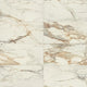 12x24 Panoramic Duet Subway Pattern  Natural Marble-Look Polished Smooth Porcelain Tile Cloud Beige