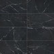 12x24 Panoramic Duet Subway Pattern  Natural Marble-Look Polished Smooth Porcelain Tile Dark Black