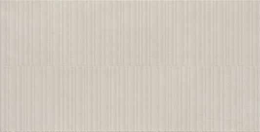 12x24 Rigid Clay Linear Rippled Natural Solid-Color Matte Textured Ceramic Tile Clay Gray