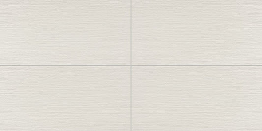 12x24 Synchronic  Natural Concrete-Look Matte Textured Porcelain Tile Pure White