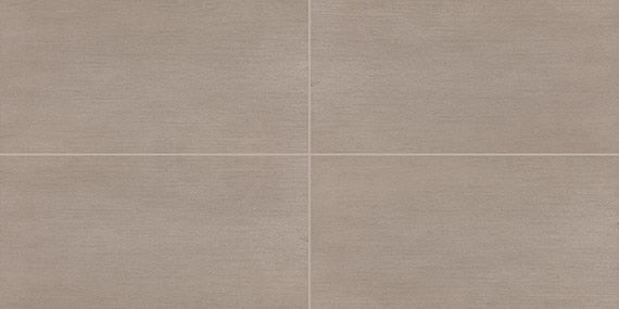 12x24 Synchronic  Natural Concrete-Look Matte Textured Porcelain Tile Warm Taupe