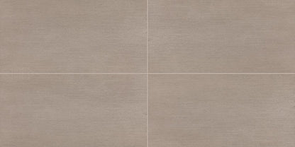 12x24 Synchronic  Natural Concrete-Look Matte Textured Porcelain Tile Warm Taupe