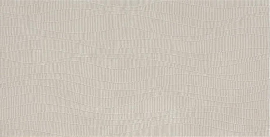 12x24 Rigid Clay Linear  Natural Solid-Color Matte Wavy Ceramic Tile Clay Gray