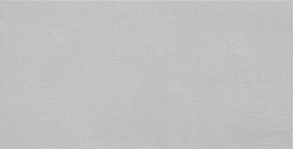 12x24 Rigid Clay Linear  Natural Solid-Color Matte Wavy Ceramic Tile Light Gray