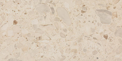 12x24 Sand And Stone Fragment Shard  Natural Stone-Look Matte Smooth Porcelain Tile Cream
