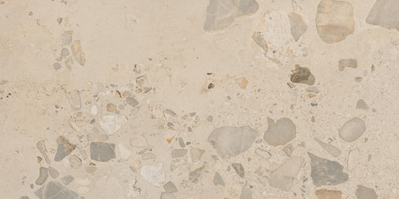 12x24 Sand And Stone Fragment Shard  Natural Stone-Look Matte Smooth Porcelain Tile Beige Gray