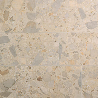 12x24 Sand And Stone Fragment Shard Natural Stone-Look Matte Smooth Porcelain Tile