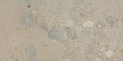 12x24 Sand And Stone Fragment Shard  Natural Stone-Look Matte Smooth Porcelain Tile Taupe Gray