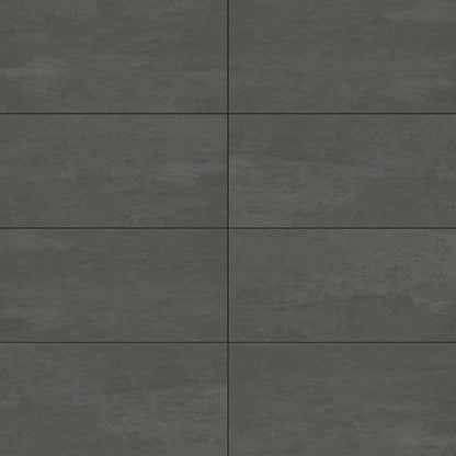 12x24 Theoretical Evolved  Natural Concrete-Look Matte Textured Porcelain Tile Gray