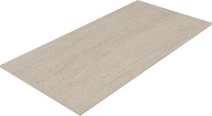 12x24 Haddonstone  Natural Stone-Look Matte 3D-Geometric Ribbed Porcelain Tile Dawn Beige
