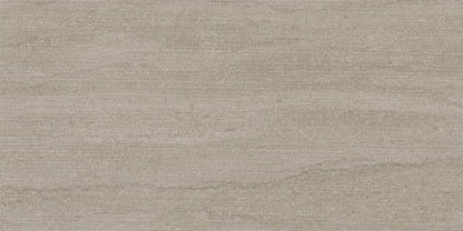 12x24 Haddonstone  Natural Stone-Look Matte 3D-Geometric Ribbed Porcelain Tile Atlas Taupe