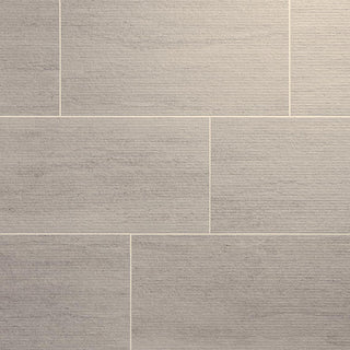 12x24 Haddonstone Natural Stone-Look Matte 3D-Geometric Ribbed Porcelain Tile