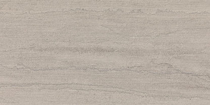 12x24 Haddonstone  Natural Stone-Look Matte 3D-Geometric Ribbed Porcelain Tile Horizon Taupe