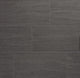 12x24 Haddonstone  Natural Stone-Look Matte 3D-Geometric Ribbed Porcelain Tile Velvet Black