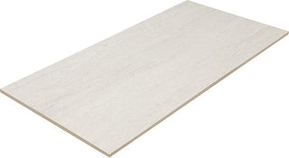Peony Beige - 12x24 Haddonstone Medium Veining Stepwise Stone-Look Matte Smooth Porcelain Tile