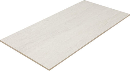 12x24 Haddonstone Medium Veining  Stepwise Stone-Look Matte Smooth Porcelain Tile Peony Beige