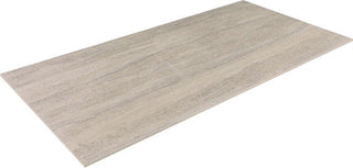 Atlas Taupe - 12x24 Haddonstone Medium Veining Stepwise Stone-Look Matte Smooth Porcelain Tile
