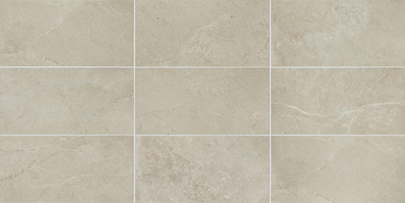 12x24 Scripter  Stepwise Stone-Look Matte Smooth Porcelain Tile Light Beige