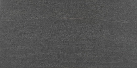 12x24 Sabbia Marmo  Stepwise Stone-Look Matte Smooth Porcelain Tile Slate Black