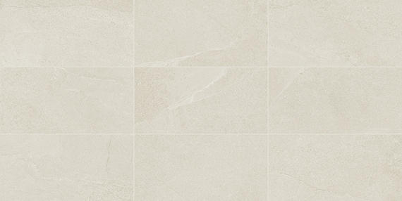 12x24 Calgary  Stepwise Stone-Look Matte Smooth Porcelain Tile Light Beige