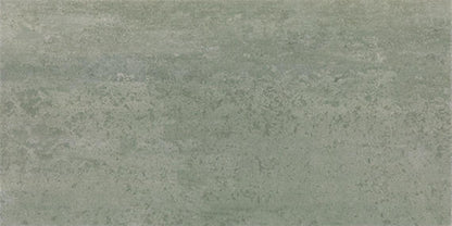 12x24 Theoretical Evolved  Natural Concrete-Look Matte Smooth Porcelain Tile Green Gray