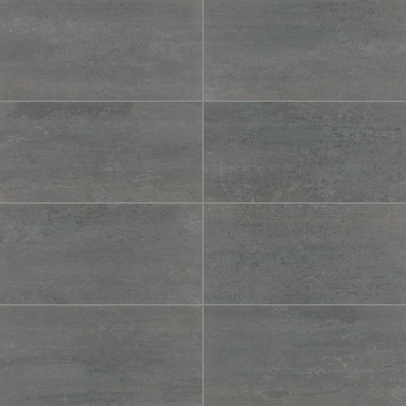 12x24 Theoretical Evolved  Natural Concrete-Look Matte Smooth Porcelain Tile Blue Gray