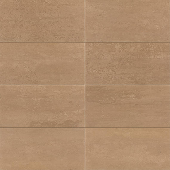 12x24 Theoretical Evolved  Natural Concrete-Look Matte Smooth Porcelain Tile Orange